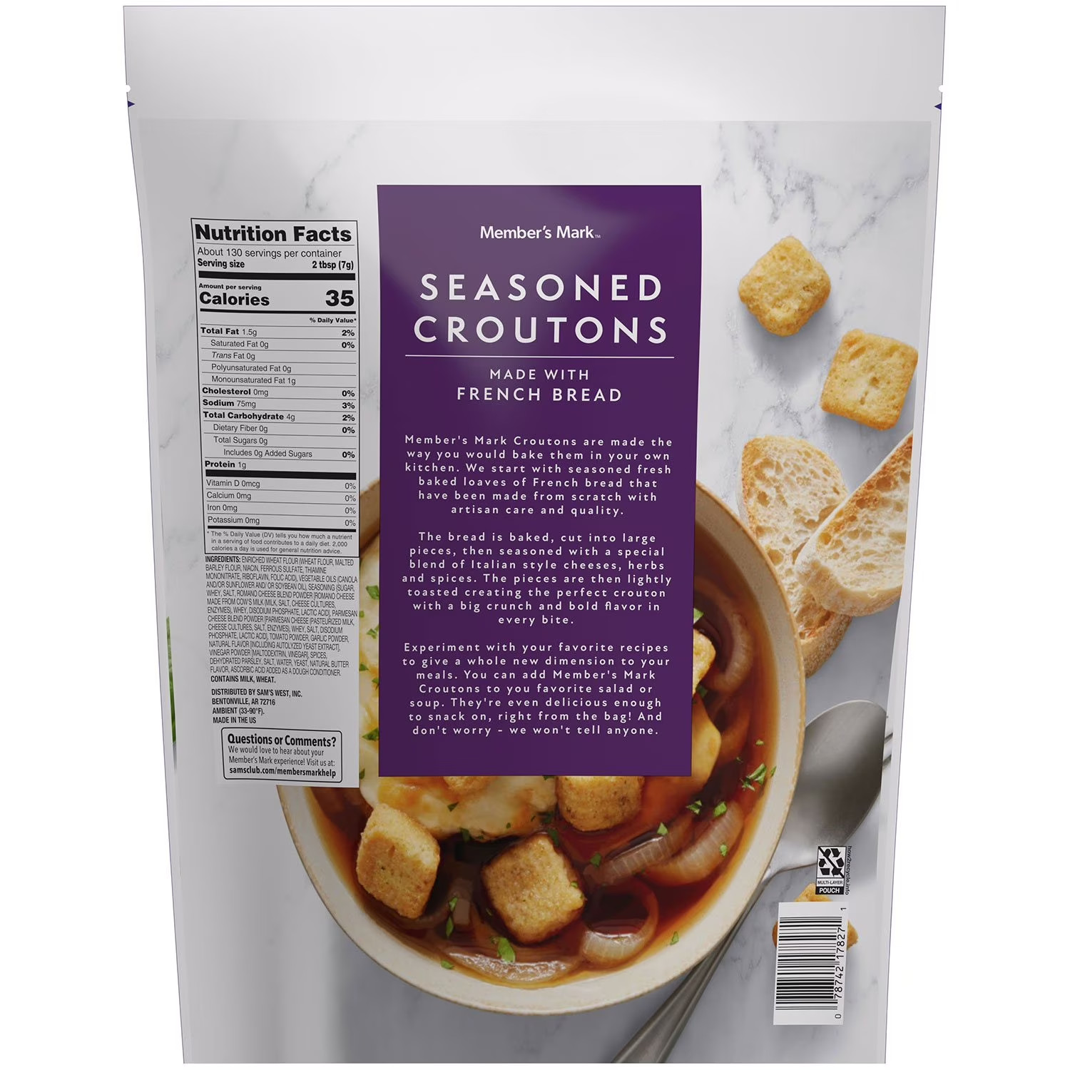 Member'S Mark Seasoned Croutons, 32 Oz.