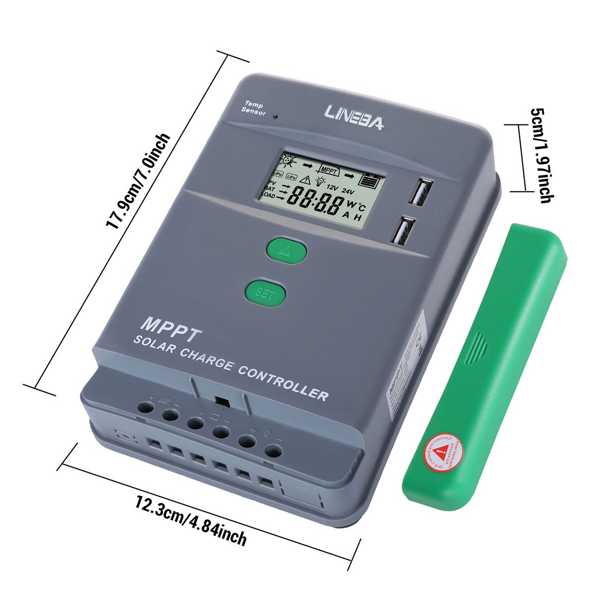 5200W MPPT 100A/12V 24V 36V 48V Solar Charge Controller Solar Panel PV Regulator
