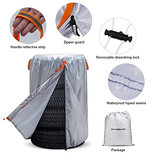 Seasonal Tire Storage Cover Bag Dustproof Protective Cover