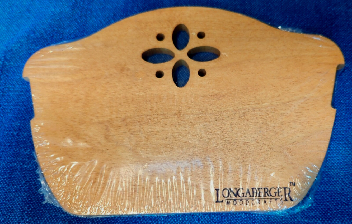 Longaberger Basket Woodcraft Single Bread Wood Divider New Sealed 50008
