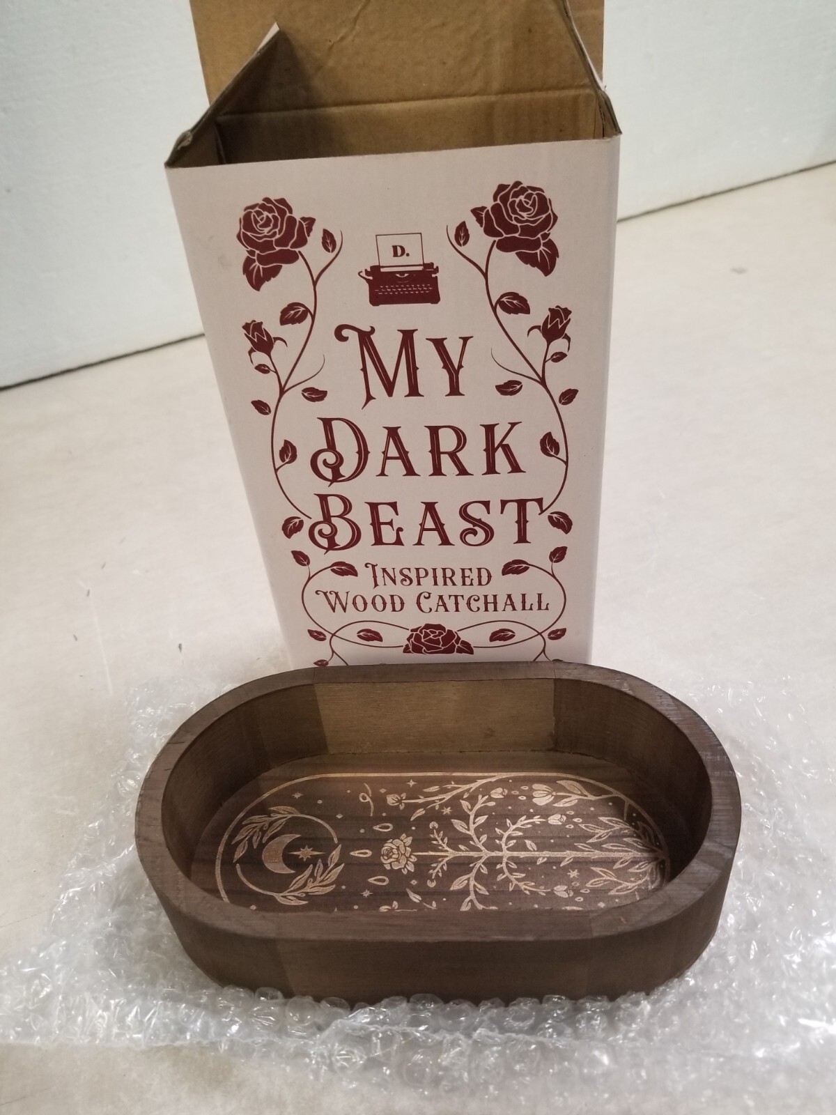 My Dark Beast Inspired Wood Catchall
