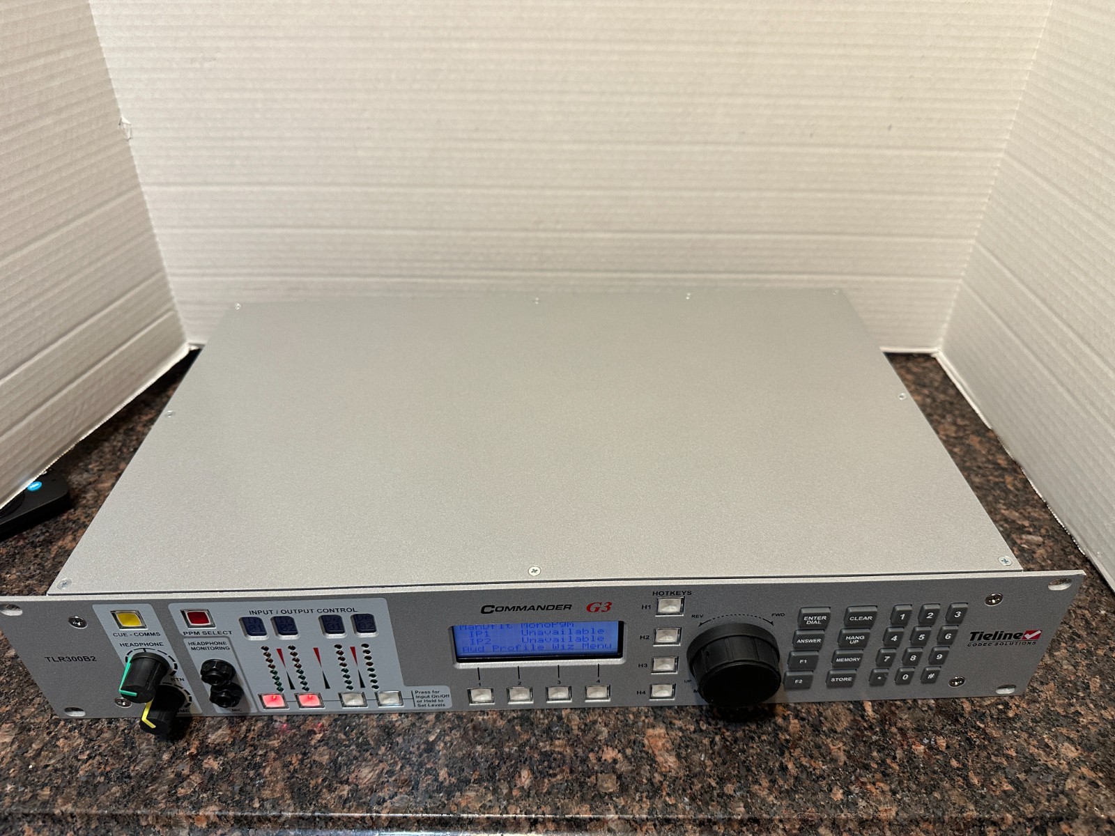 Tieline TLR300B2 Commander G3 IP POTS Broadcast Audio Codec Rackmount