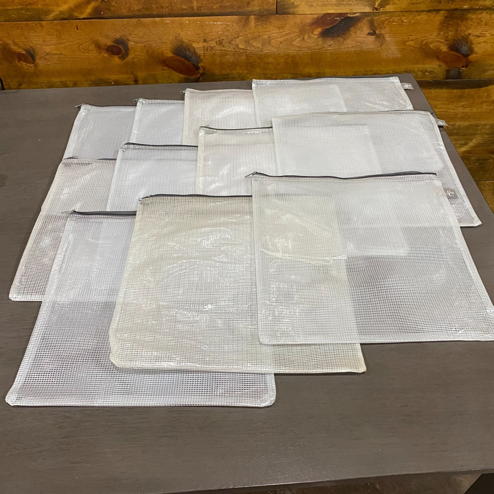 Studio Calico Paper Storage Zippered Bags 12x12 Size Lot of 11 Bags Scrapbooking
