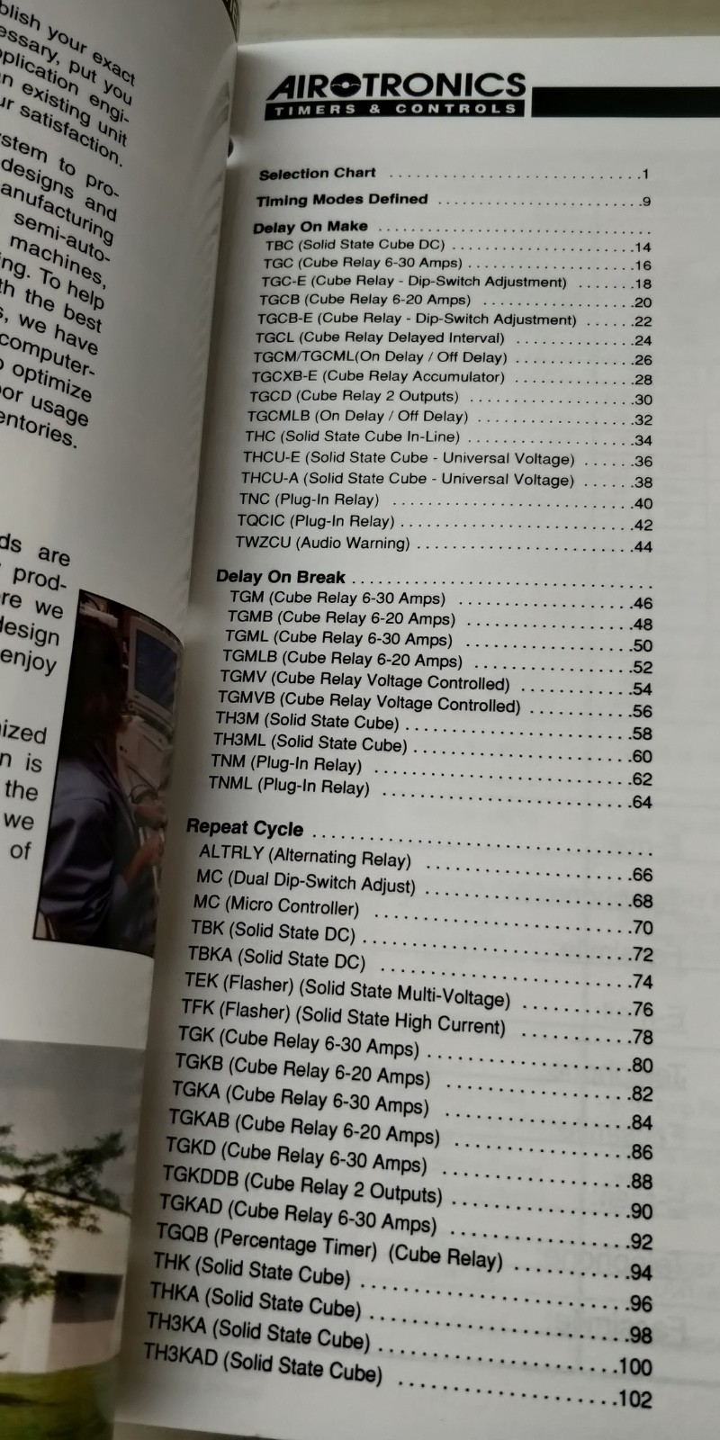 AIROTRONICS TIMERS CONTROLS catalog C5