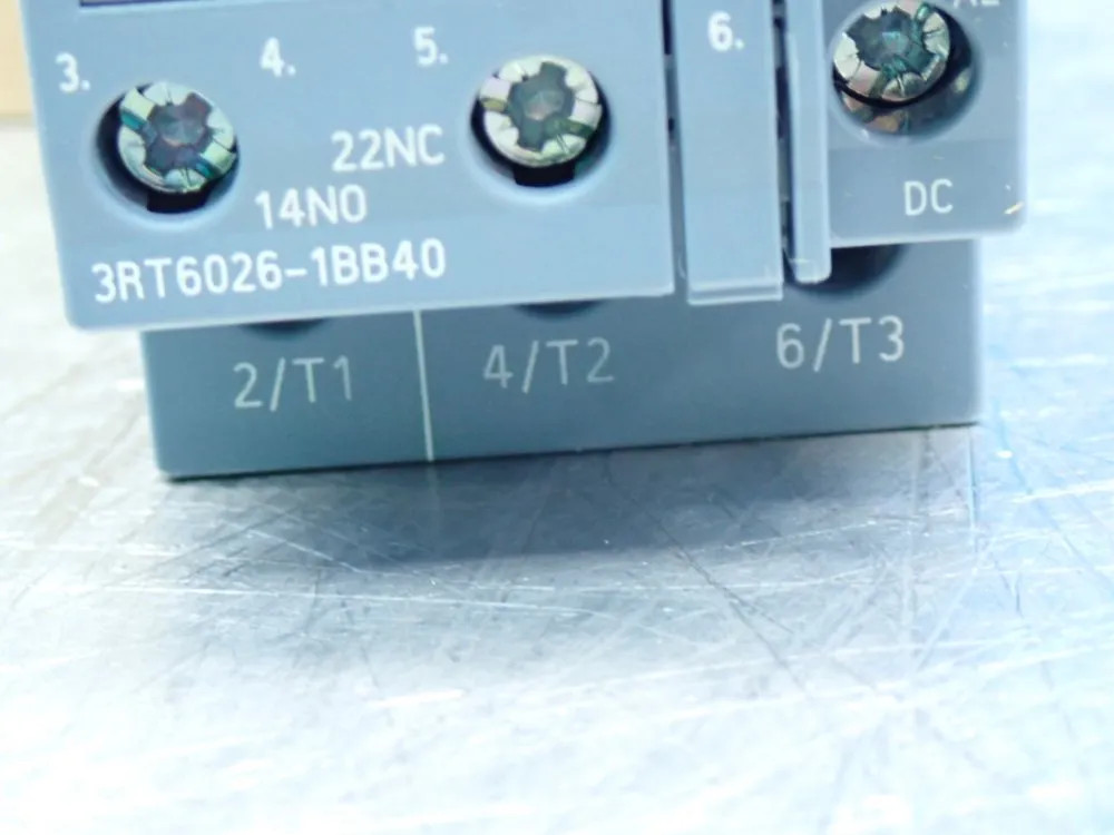 SIEMENS CONTACTOR 3RT6026-1BB40