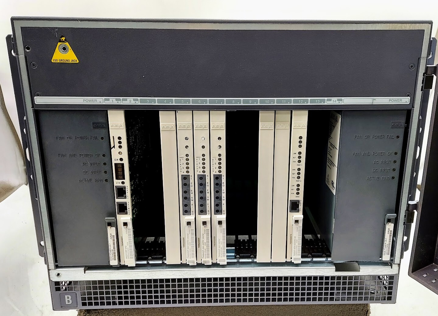 Avaya G650 Media Gateway Chassis w/ Cards w/ CSU Modules