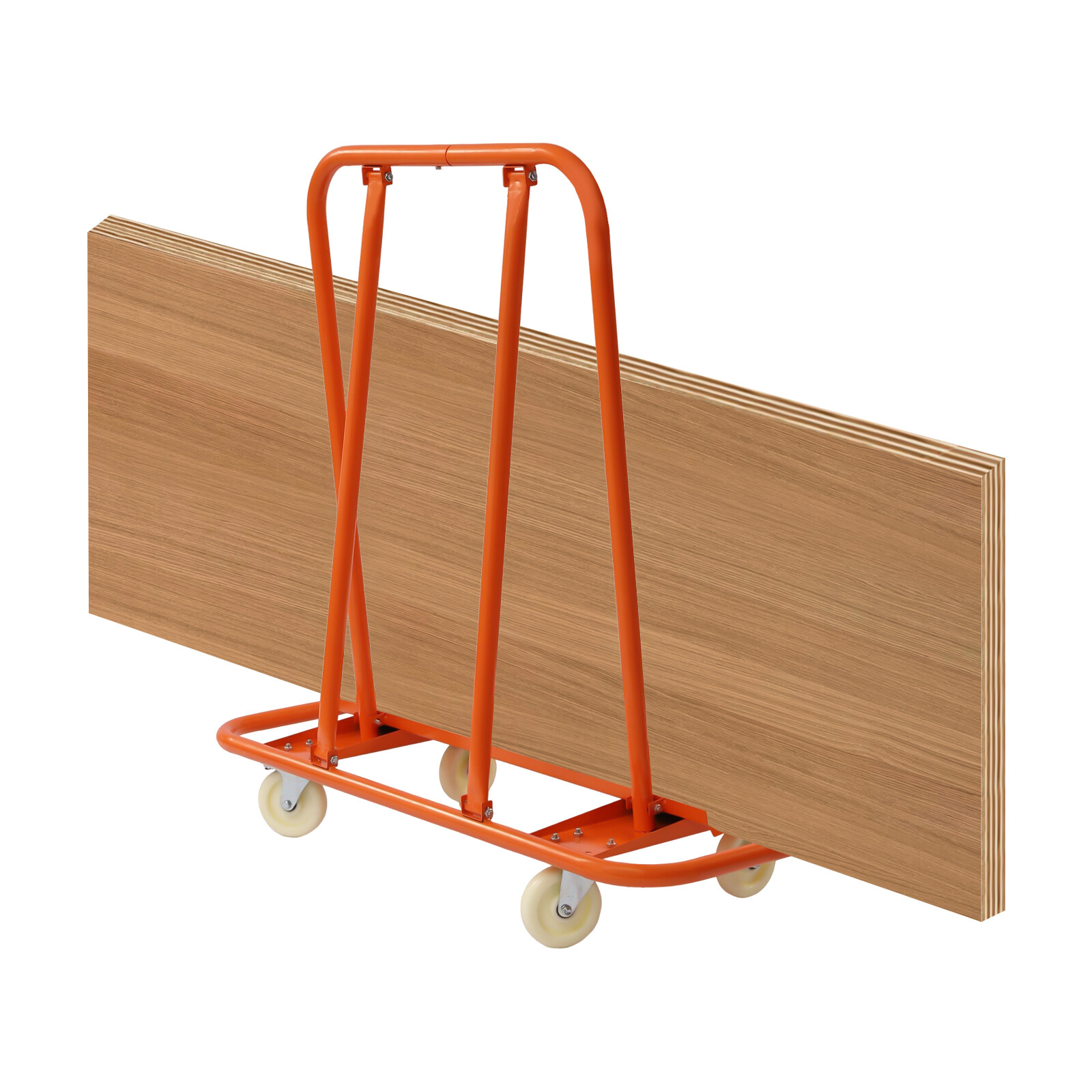3000 lbs Drywall Sheet Cart - Plywood Panel Dolly Trolley Truck 4 Swivel Wheels