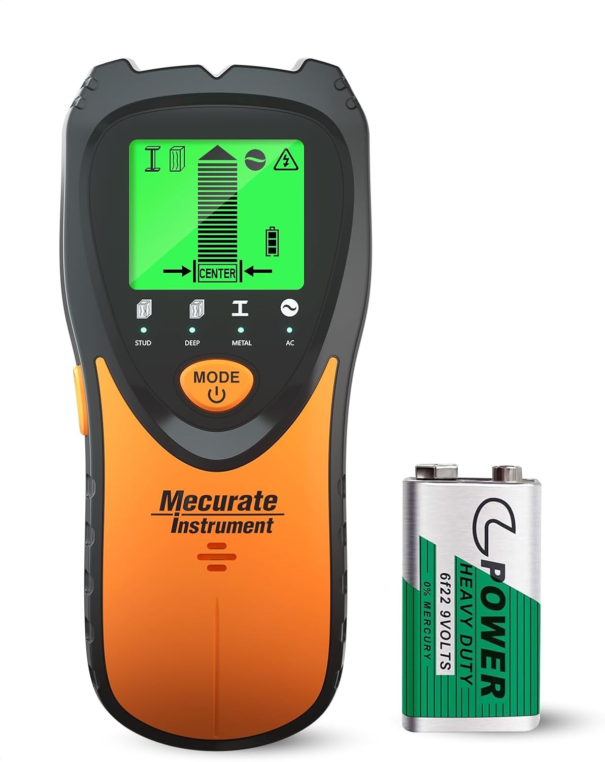 5-In-1 Stud Finder Wall Scanner for Studs, Metal & Live AC Wires | LCD Display a