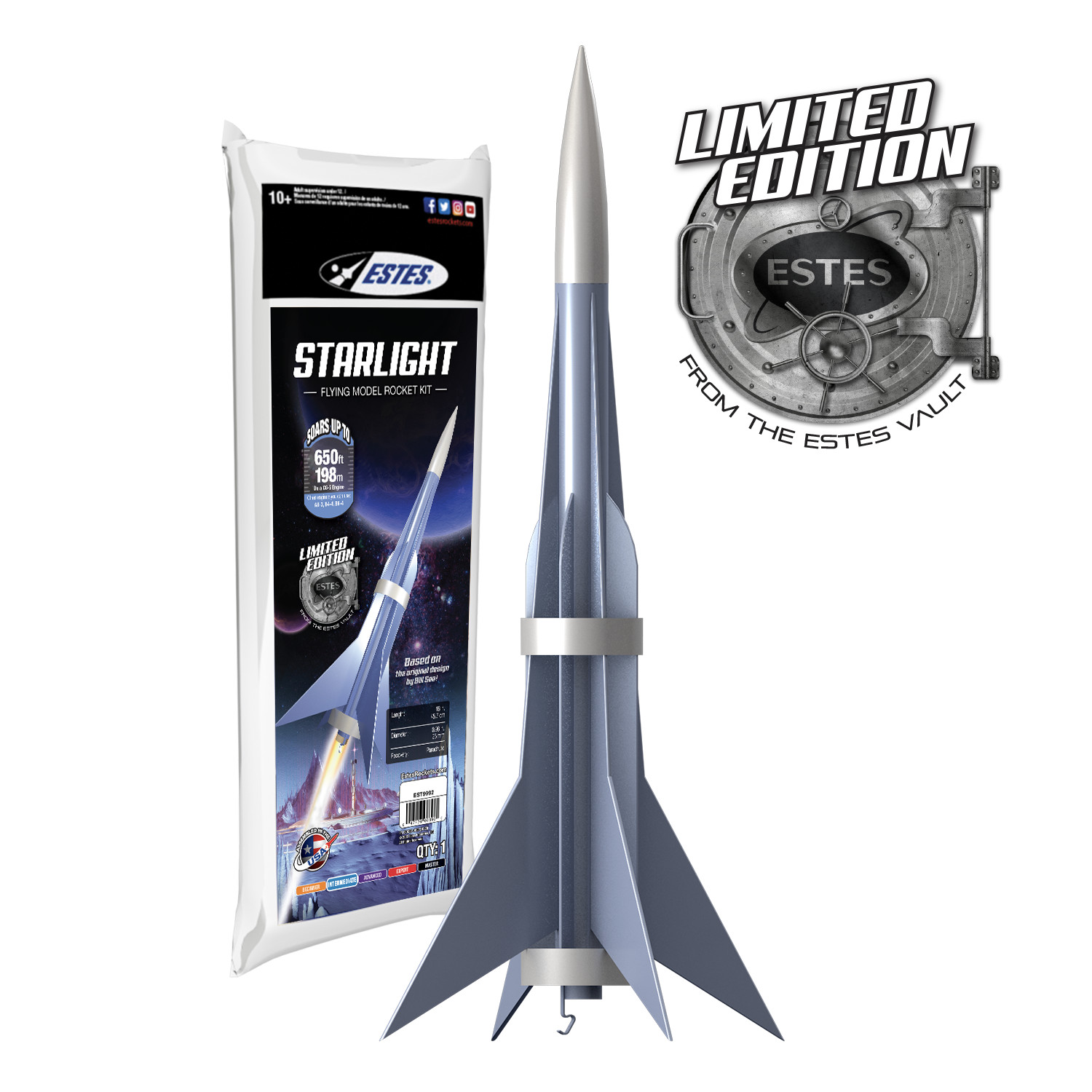 Estes Flying Model Rocket Kit Starlight EST 9992