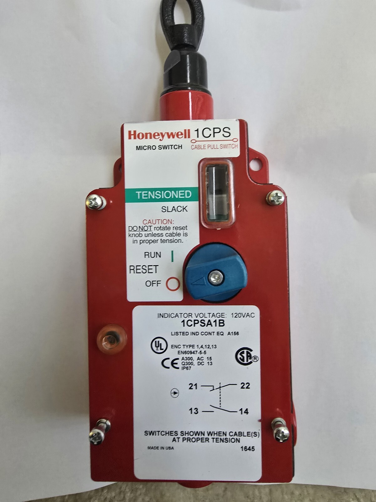 Honeywell 1CPSA1B Microswitch New- No Box