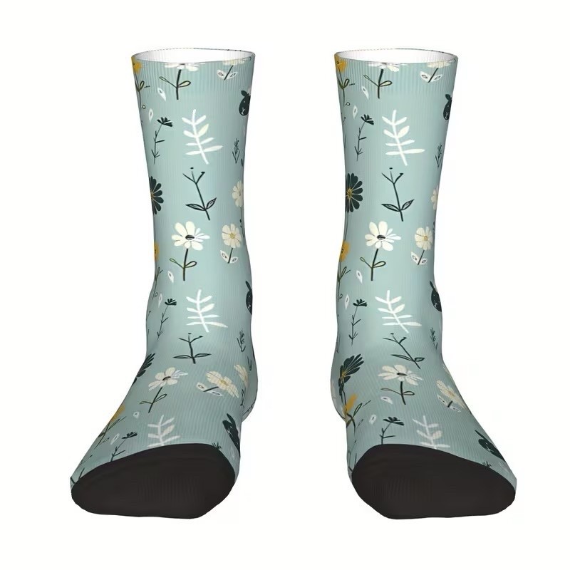Spring Sheep Easter Socks. Unisex, one size, quality, rare FREE SHIPPING