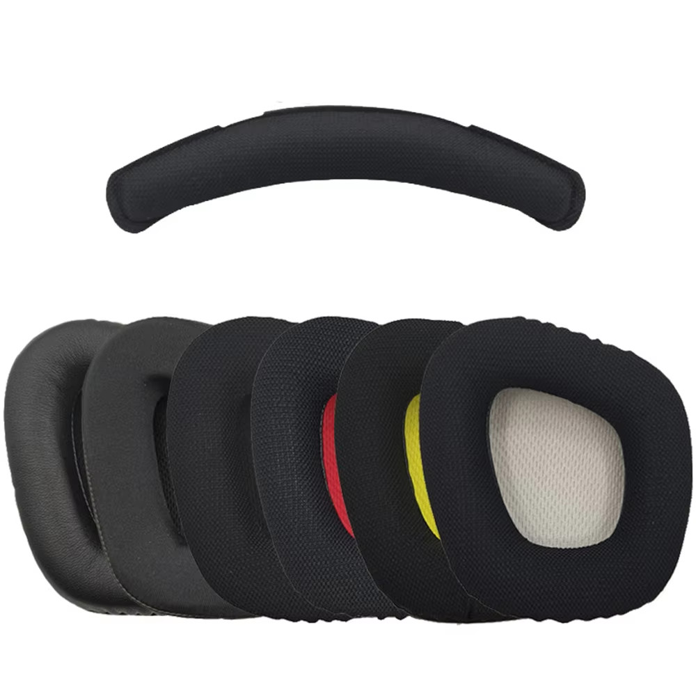 1 Pair of Replacement Soft Ear Pads Earpad for Corsair Void RGB Elite Headphone