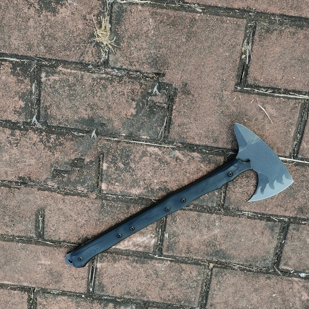 Tactical Tomahawk Axe Full Tang Hatchet Head Combat Emergency Survival Camping