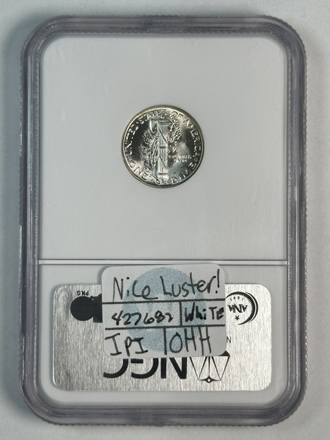 1945 S Mercury Dime NGC MS-65 FB- "Micro S" Nice Luster!