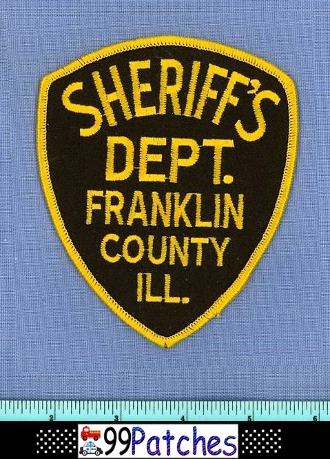 FRANKLIN COUNTY SHERIFF DEPARTMENT ILLINOIS Police Shoulder Patch 6F