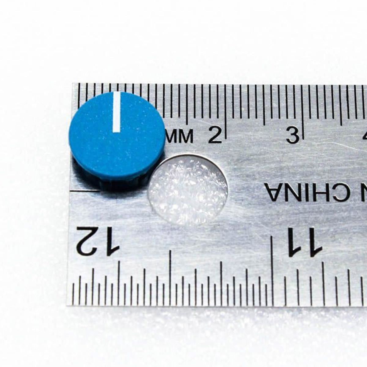 12mm Blue Knob Cap with Indicator Line for Symetrix 525