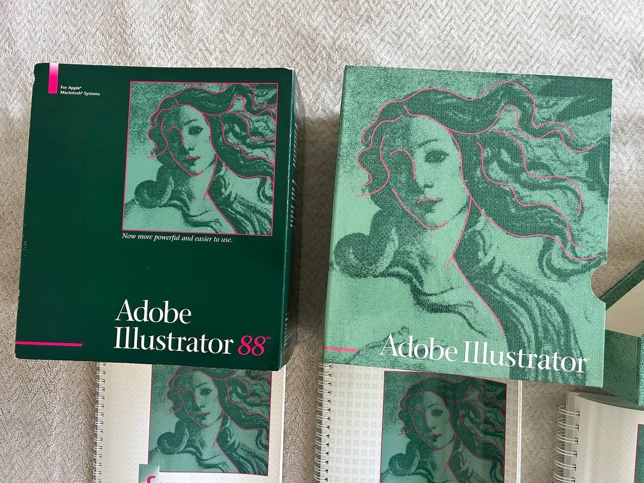 Adobe Illustrator 88. Vintage Apple Macintosh software 1987-1987 years