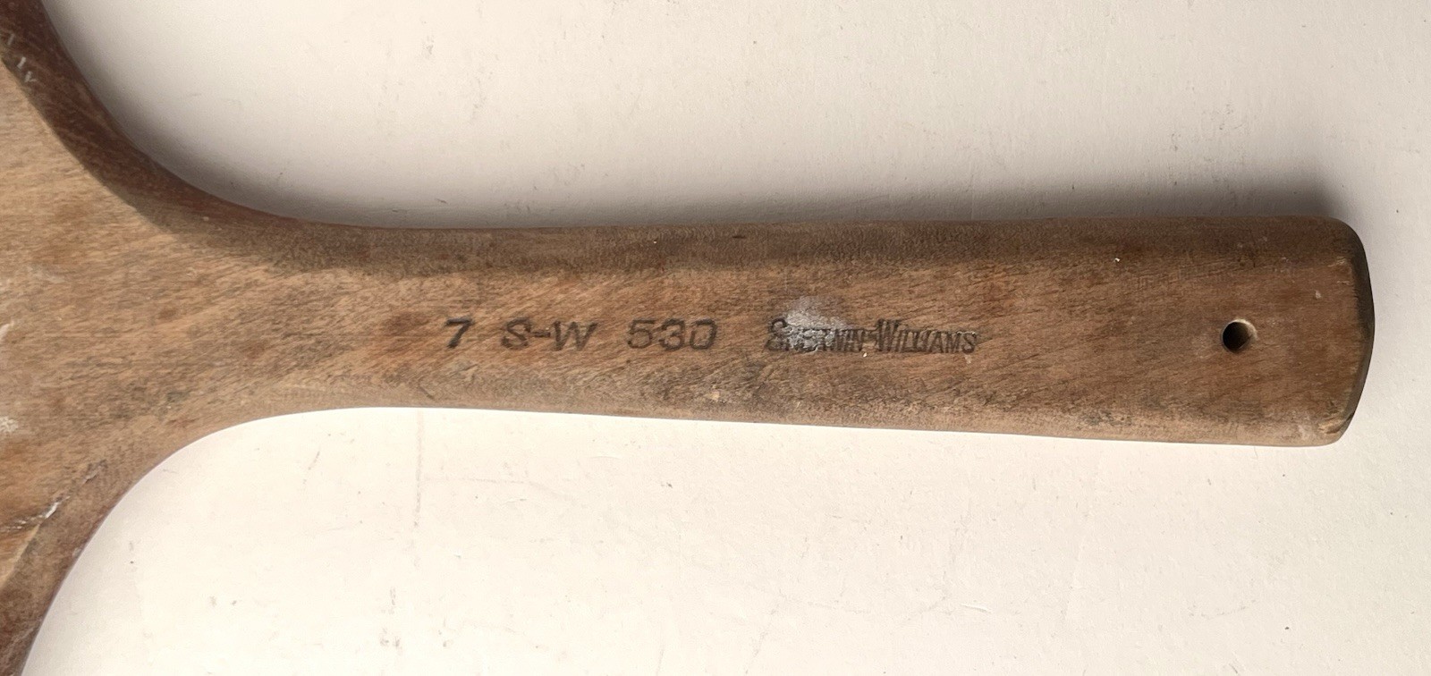 Large VTG Paint Brushes 7" Sherwin Williams 8" Vulcanized Rubber Steampunk Decor