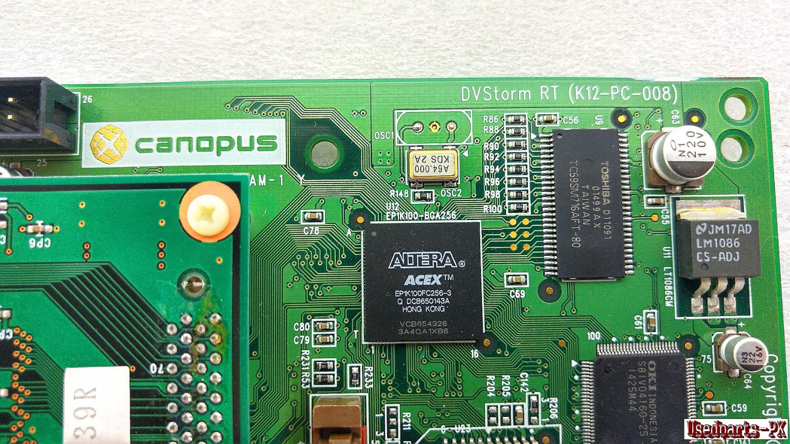 Canopus DVStorm RT K12-PC-008 Encoder & T04-AB-009 Codec Card