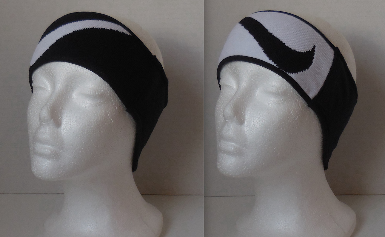 Nike Hyperstorm Headband Reversible Youth Black/Black/White