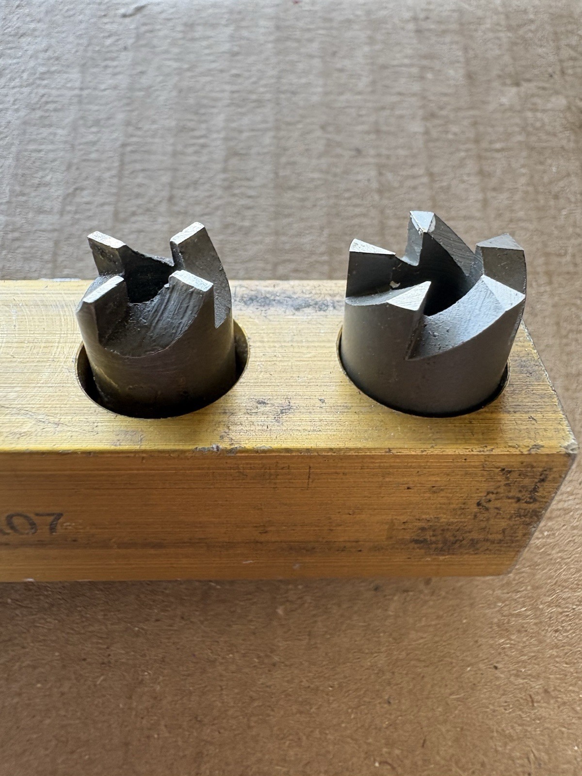 ATI Tool 5pc Aircraft Tool Countersink Bits w/holder US Army Overstock