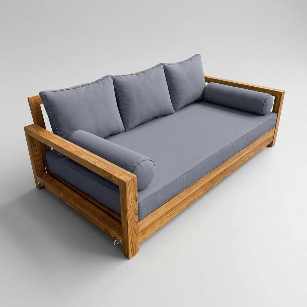 COVER ONLY STYLE 3 Mattress Pillow Daybed Porch Swing Pipe Trim Twin AD001