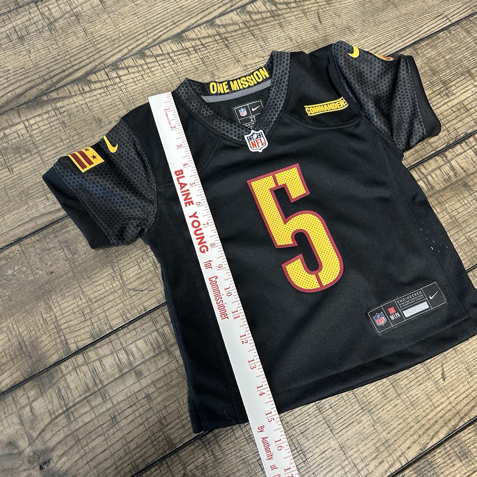 New Engineered Nike Washington Commanders Jayden Daniels #5 NFL Jersey Size 2T