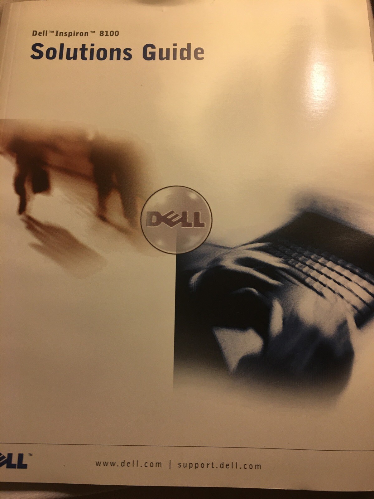 Dell Inspiron 8100 System Solutions Guide 2001 Manual P/N 7H463 Rev. A01 Laptop