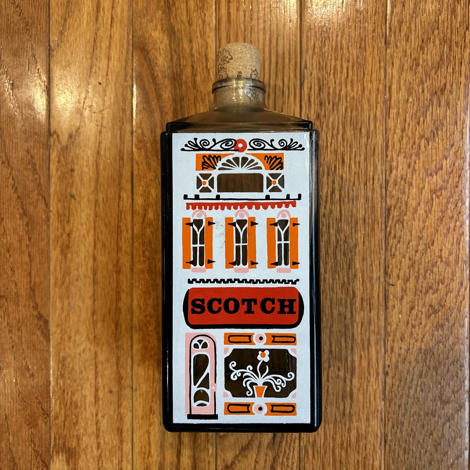 VTG Nuline NJ Scotch Glass Bottle