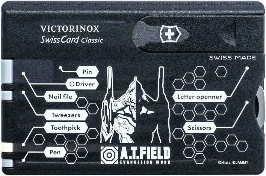 A.T.FIELD EVANGELION WORK VICTORINOX Swiss Card-type Multi-Tool ATF-1601 Unit 01