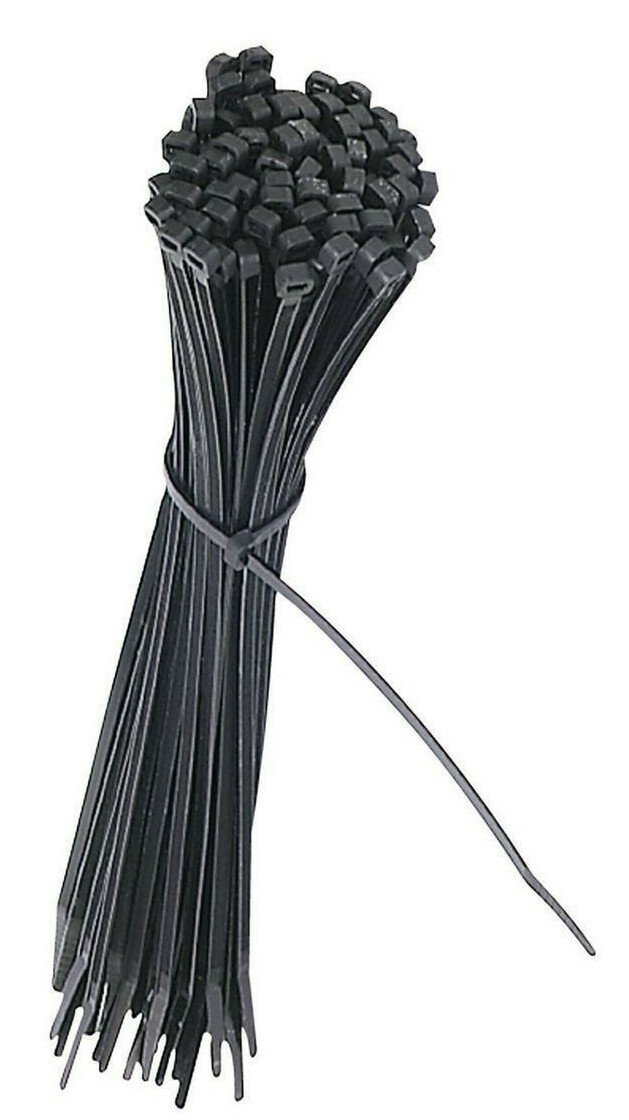 11 In. Black Cable Ties 100 Pk.
