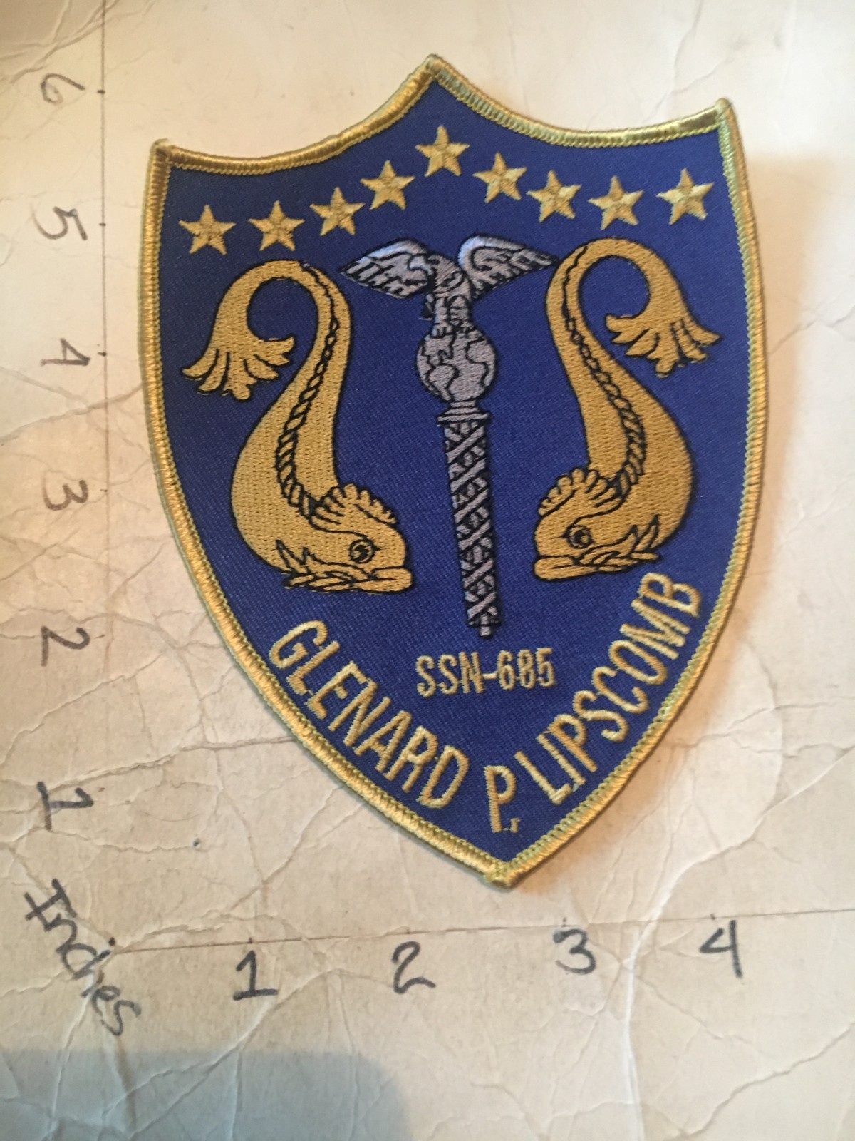 US NAVY USS Glenard P. Lipscomb SSN-685 Submarine Patch 8/1/25