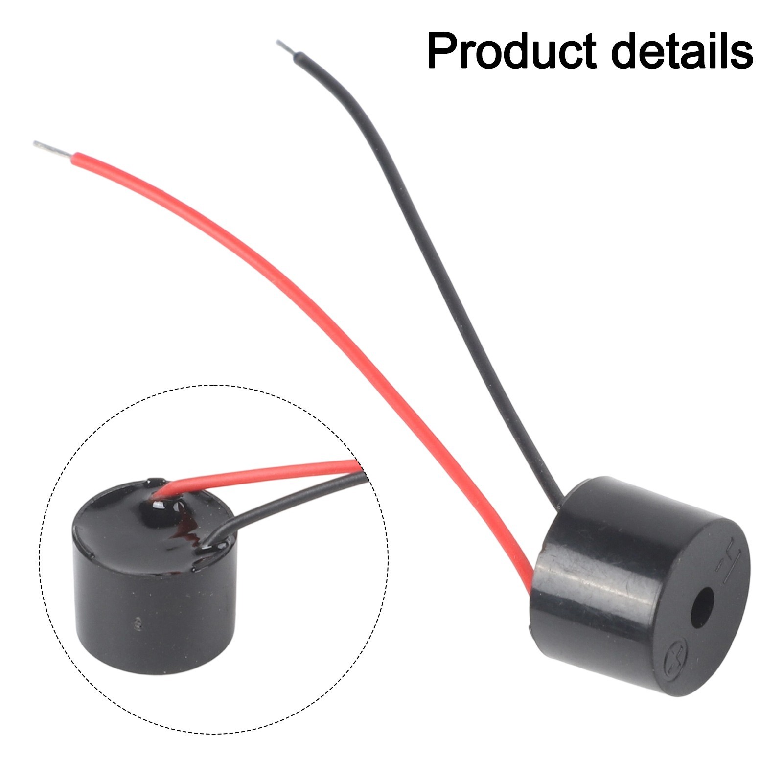 10Pcs Buzzer Active Piezo Electronic Wired Connector Beeper 12V