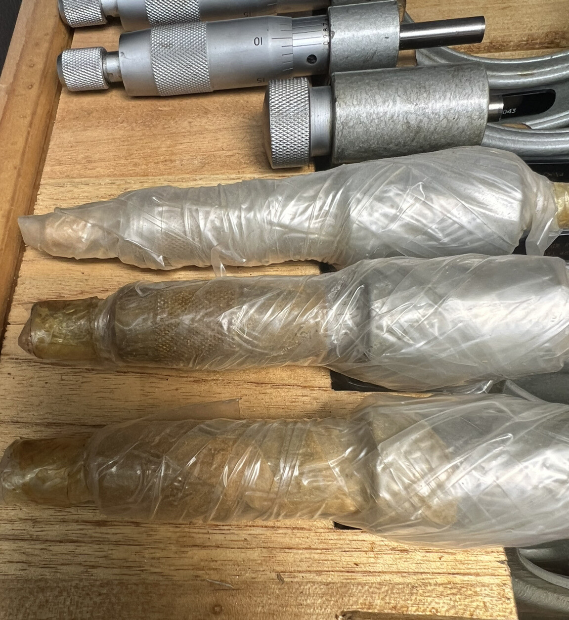OUTSIDE MICROMETER CALIPER STANDARDS Never Used Original Plastic Packaging On