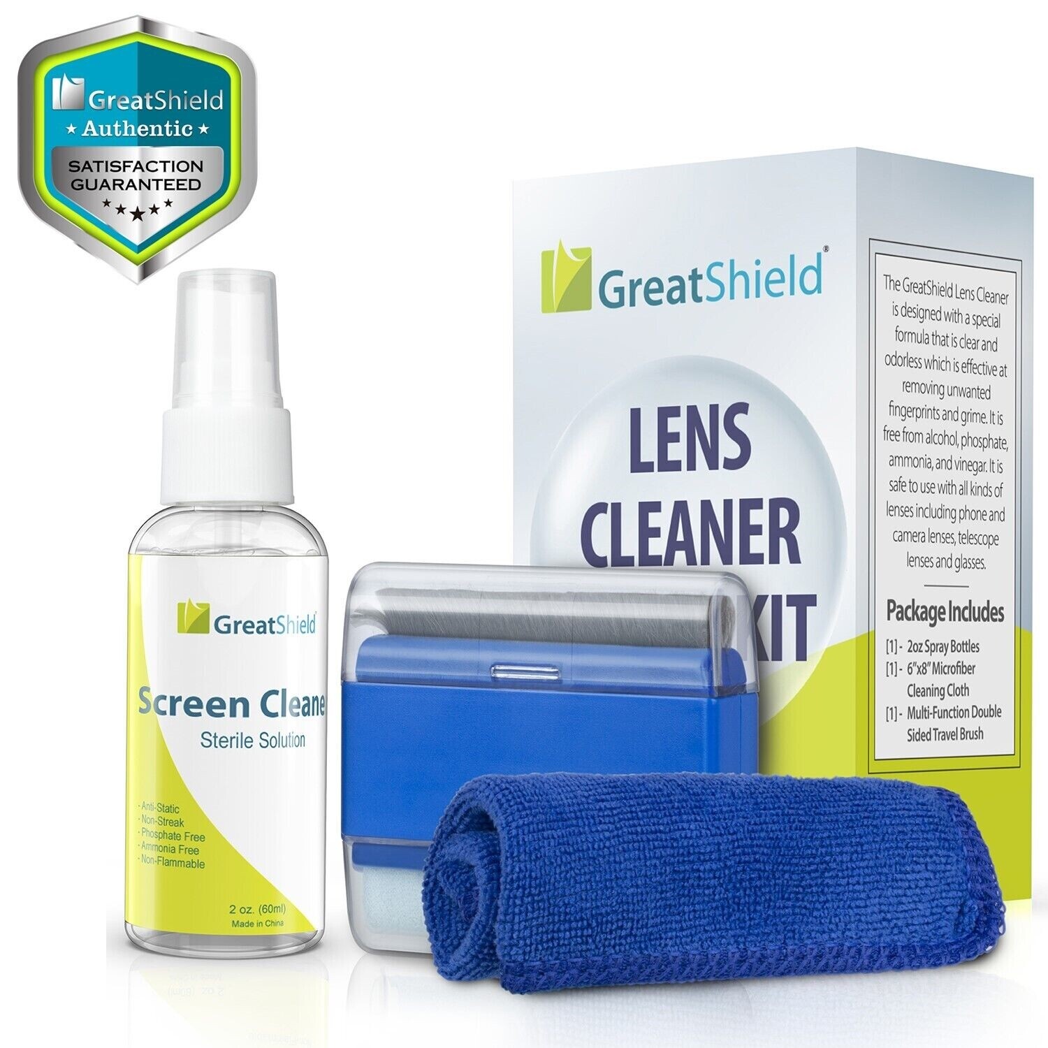 Screen Cleaning Non Streak Solution Cloth Wipe Brush Kit for Sony LED LCD HDTV