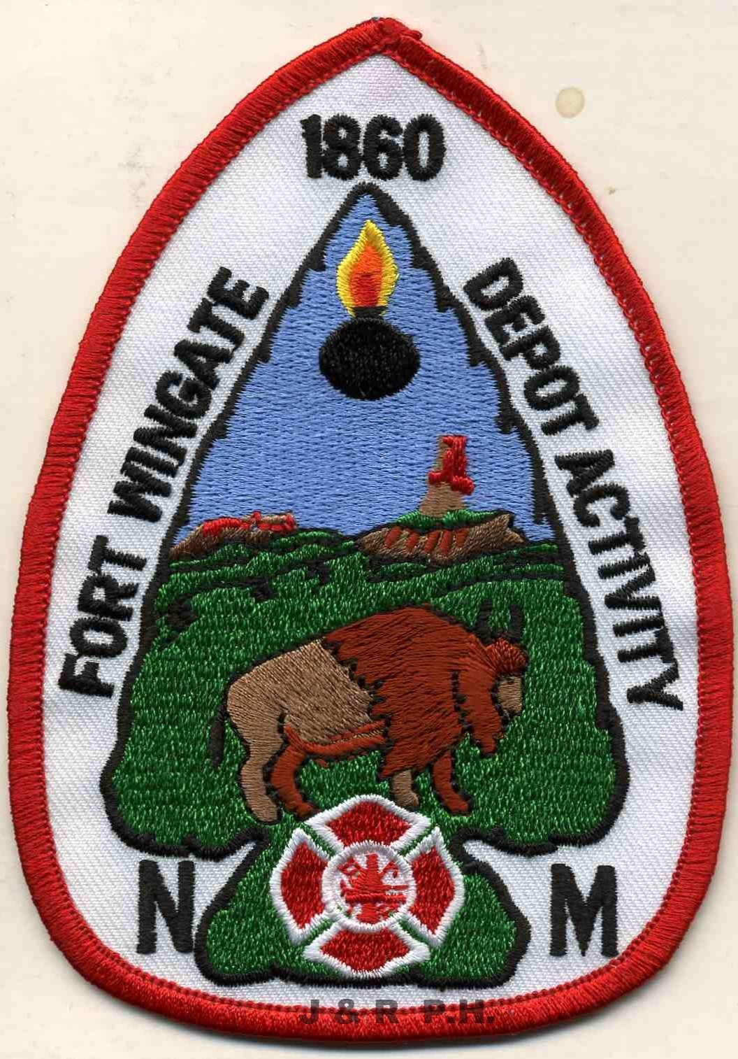 ARMY - Fort Wingate Army Depot Activity Fire Dept., NM (3.5" x 5") fire patch