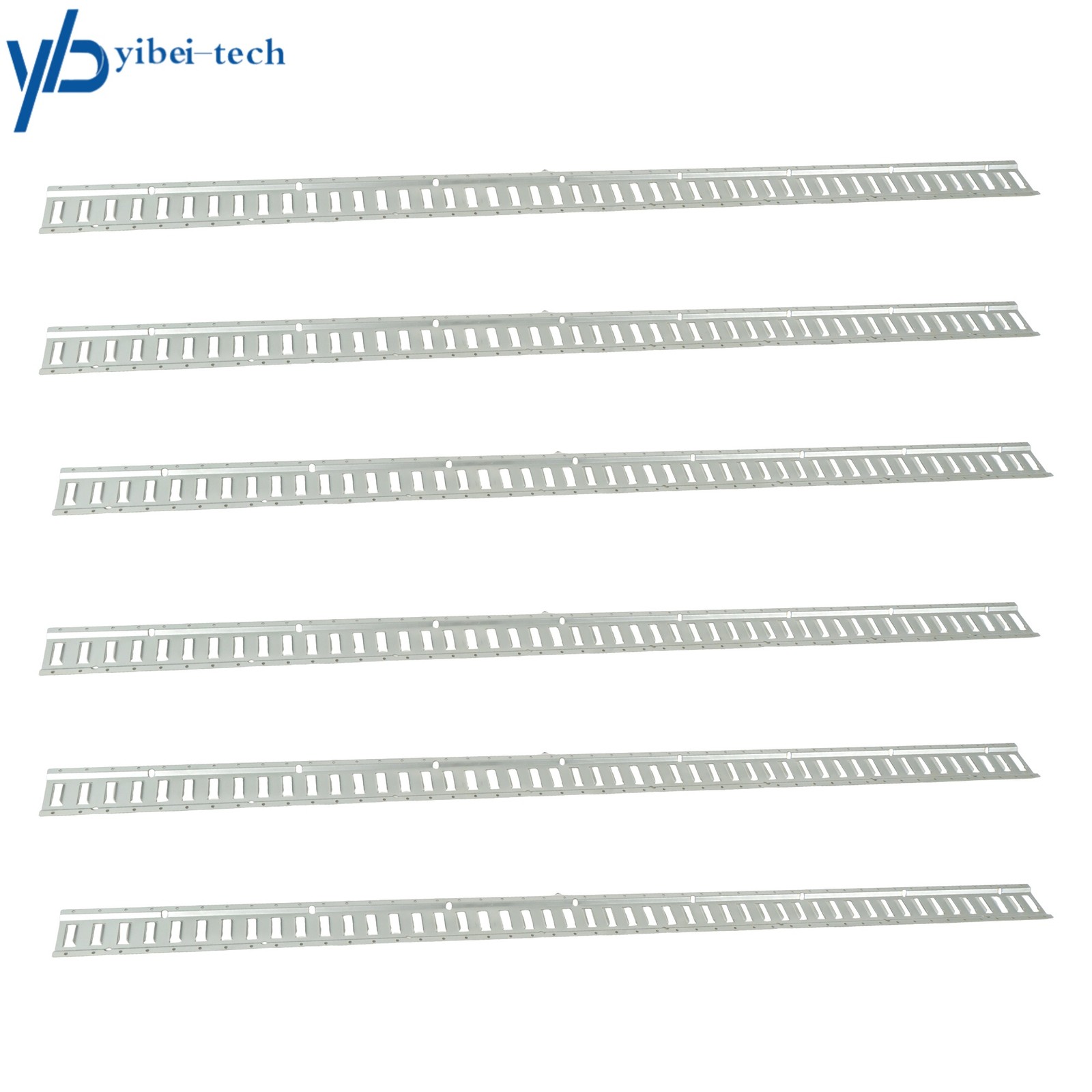 6 Pack 8' E-Track Trailer Tie-Down Rails Galvanized Horizontal For Trucks New