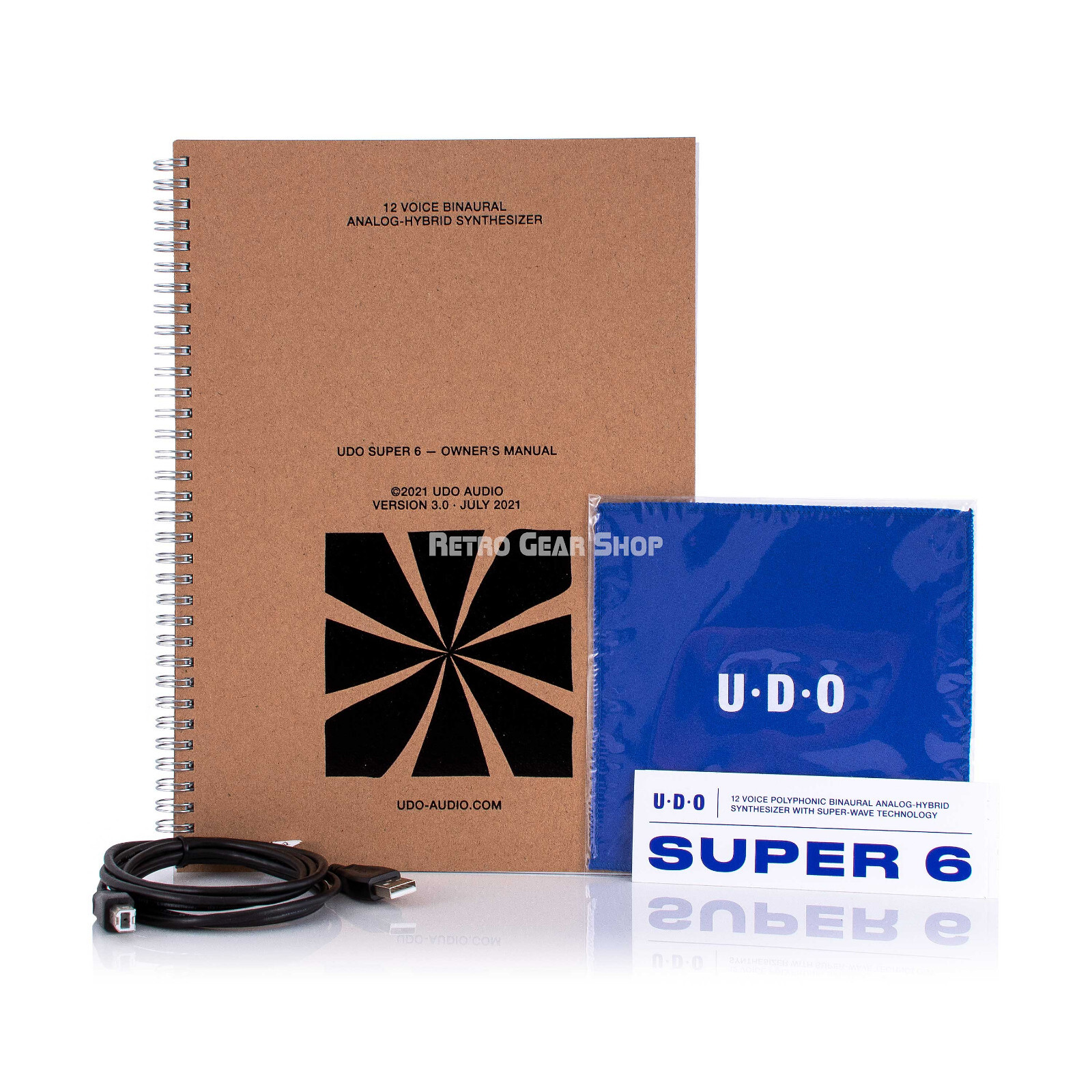 UDO Audio Super 6 Binaural Analog Hybrid Polysynth Desktop Synth