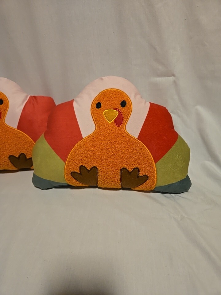 2 Pc Mercurial Turkey Pillow
