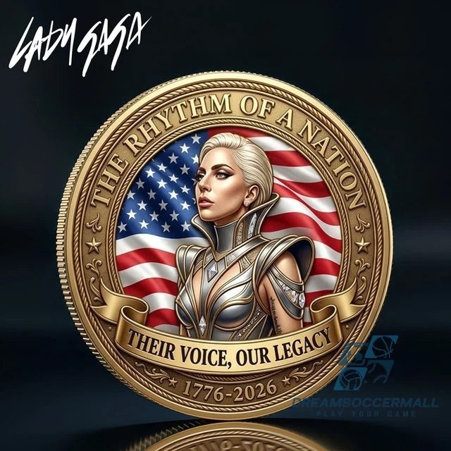 New Lady Gaga The Rhythm Of A Nation 1776-2026 Commemorative  Coin TB327