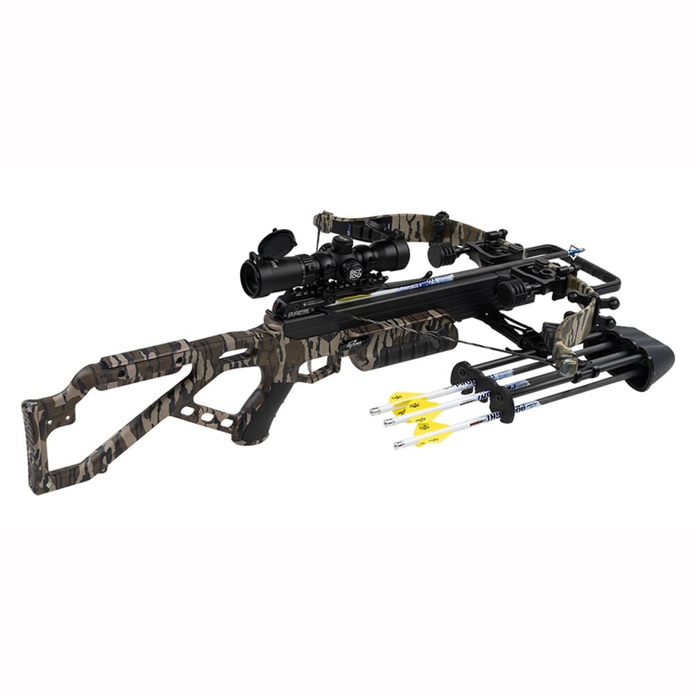 Excalibur Micro Extreme Crossbow with Tact100 Scope, Bottomlands Camo (E12345)