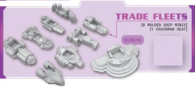 Terraforming Mars Trade Fleets Miniatures for Colonies Expansion NEW