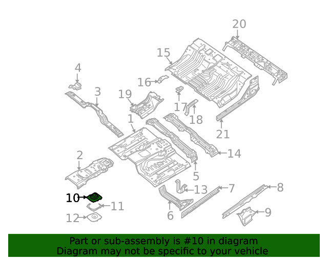 Genuine Nissan Shift Boot 74960-EA000