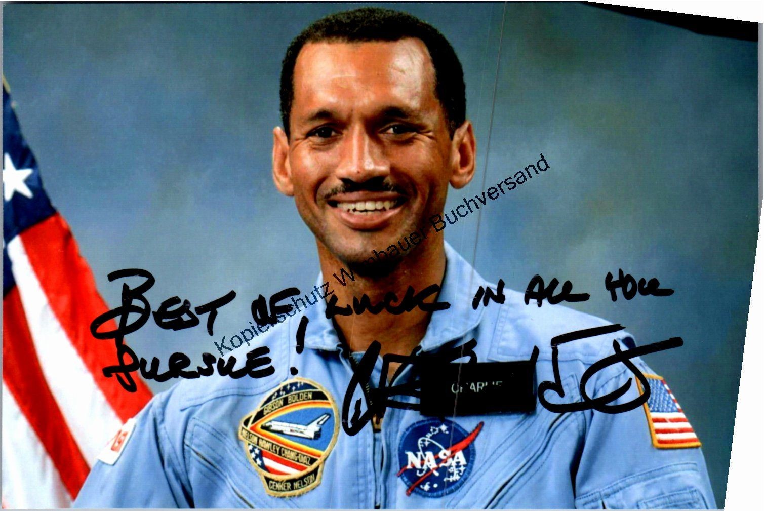 Original Autograph Charles Bolden NASA Astronaut /// Autograph Autograph 375596