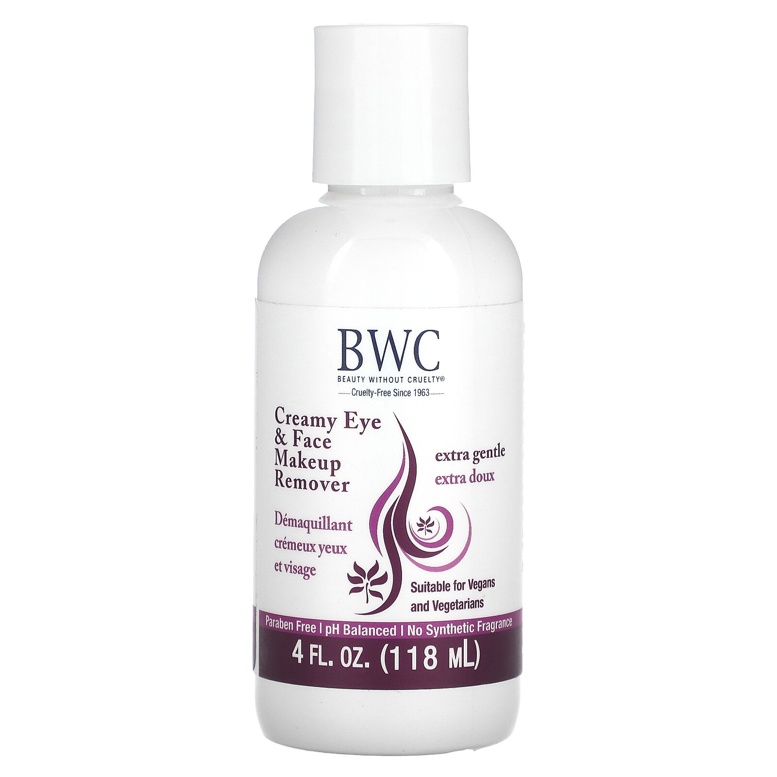 Creamy Eye & Face Makeup Remover, 4 fl oz (118 ml)
