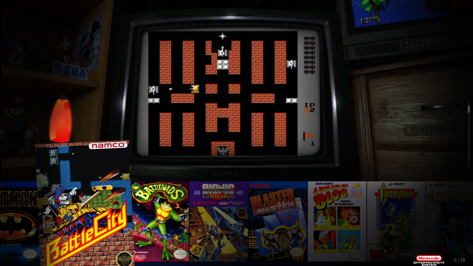 Retro-games system