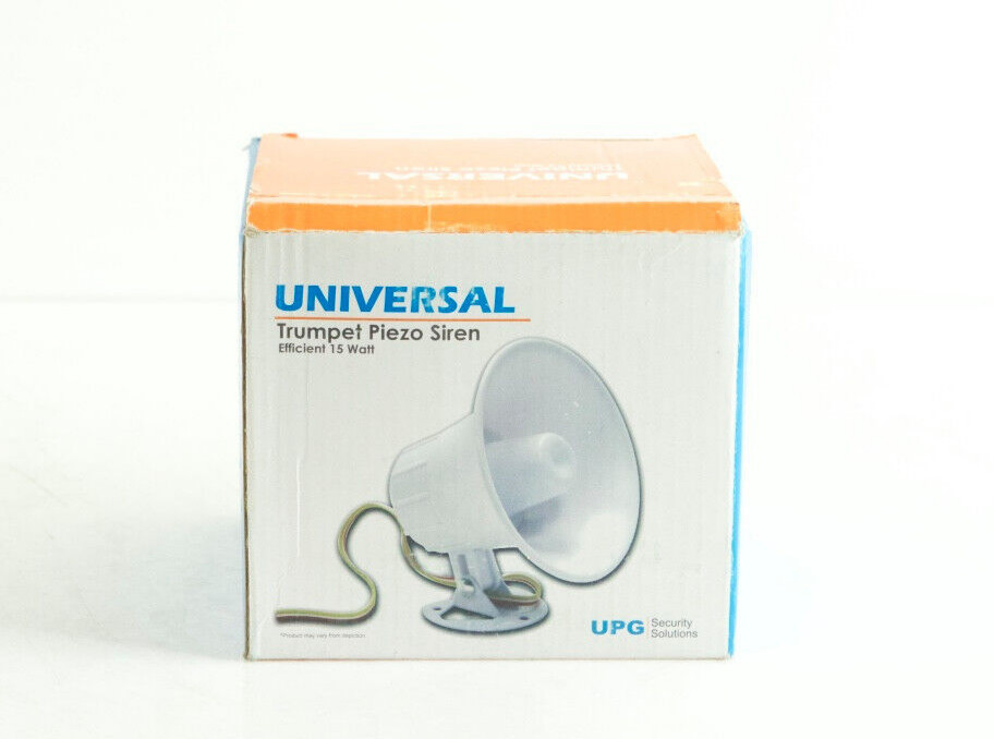 Security Alarm Siren Horn Trumpet Dual Tone 15W 115db Outdoor 8 OHM 6-12 DC k672