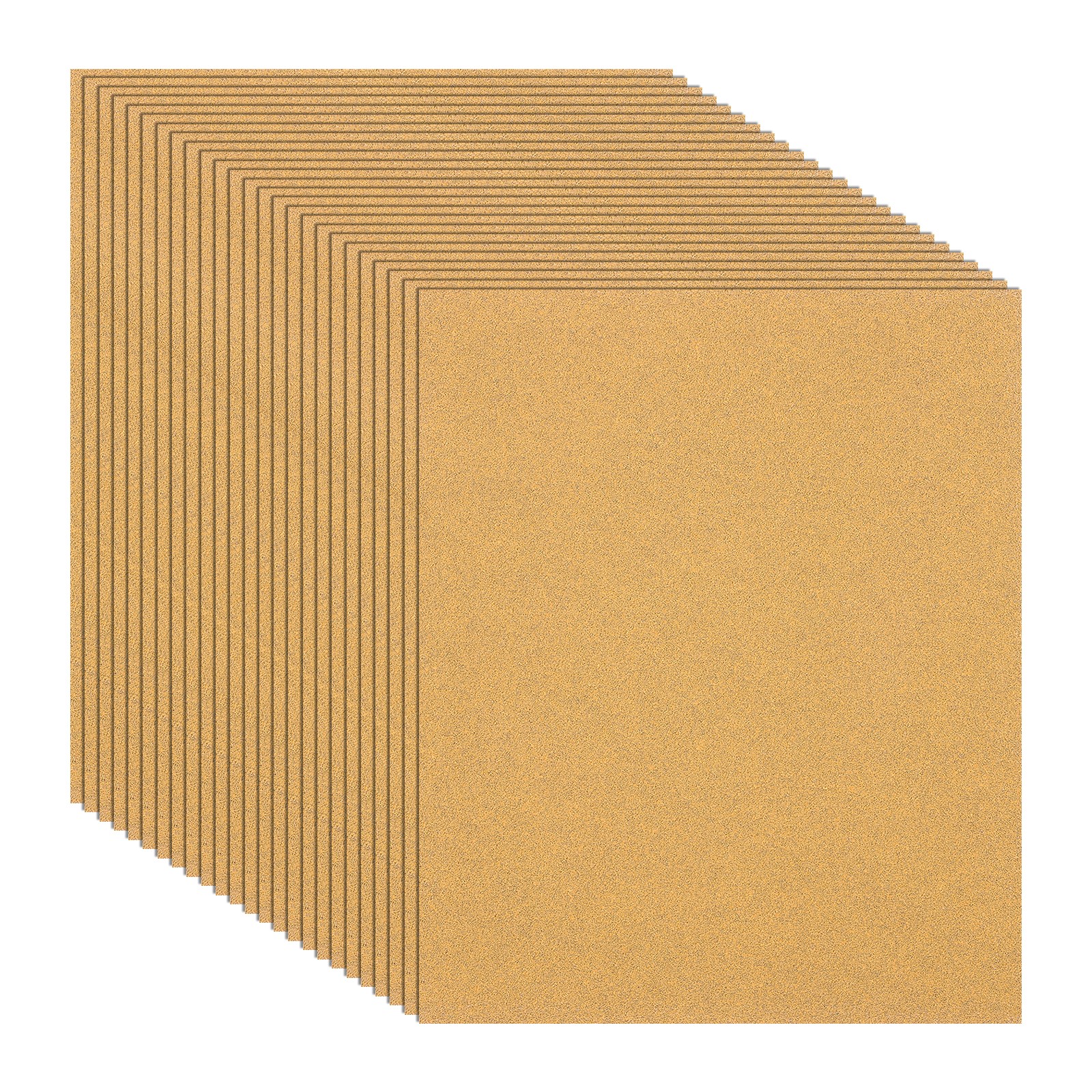 25 Pack 9" x 11" Sandpaper, 60 Grit Sand Paper for Wood Furniture Floor