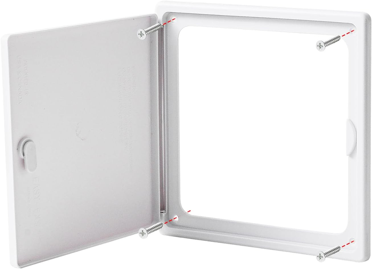 Access Panel 8X8 with Door (Max Service Opening 6.5X6.5) Plastic White (Medium 8