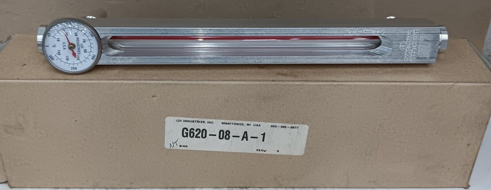 NEW LDI INDUSTRIES G620-08-A-1 THERMOMETER 50-300º F
